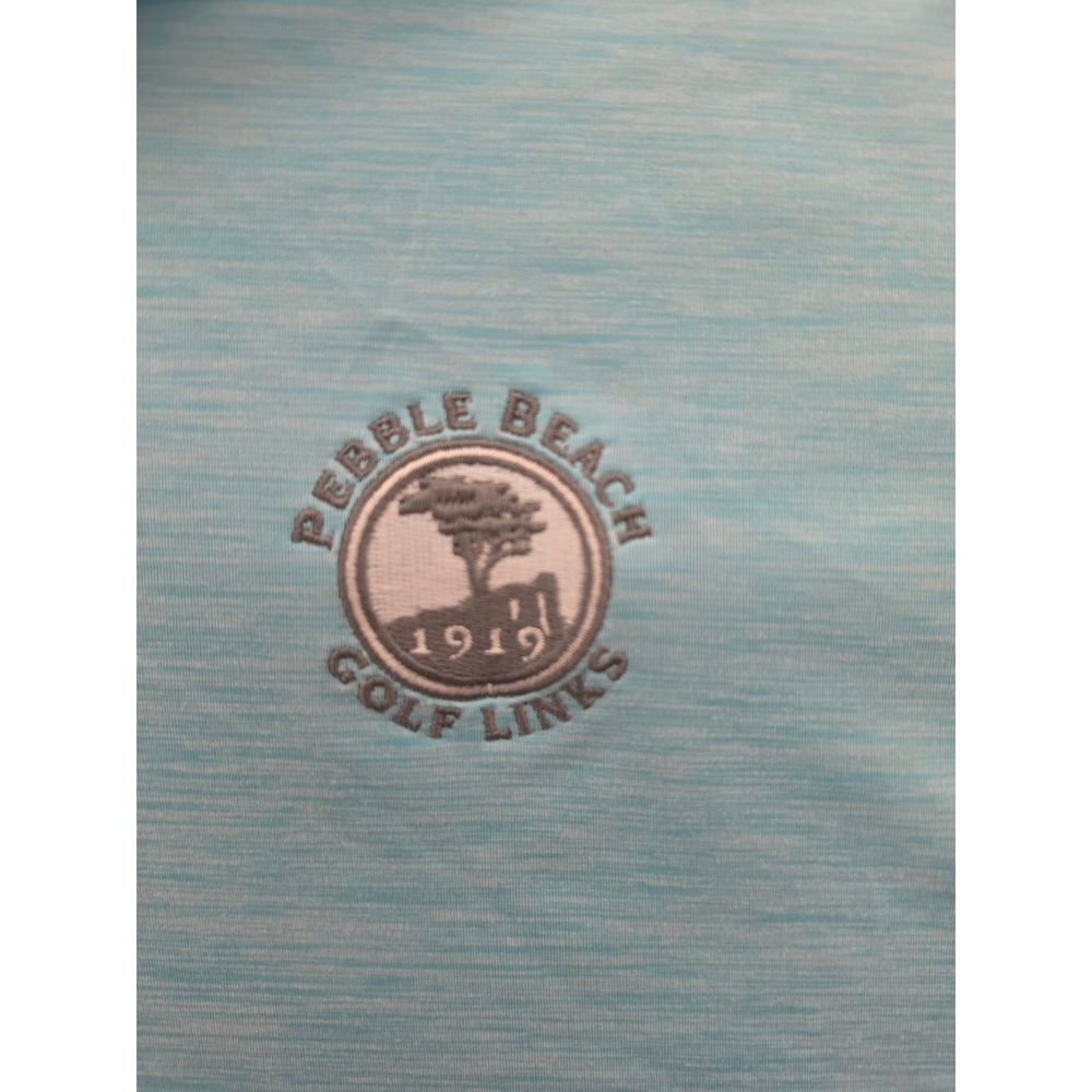 johnnie-O Polo Mens XXL Blue Excellent Pebble Beach Featherweight Long Sleeve - Picture 3 of 8